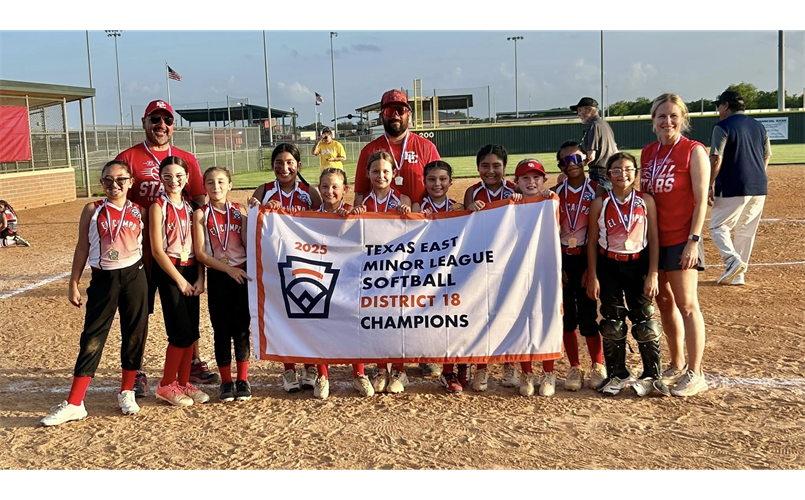 10u Softball District Champs